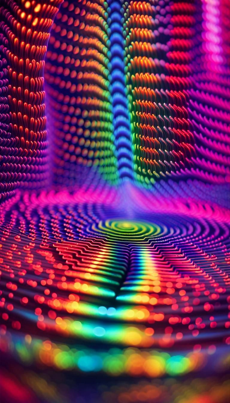 Rainbow Holographic Interference Patterns in Art of Illusion...