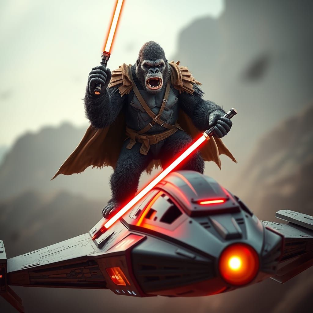 King Kong, Heroic in Futuristic Space