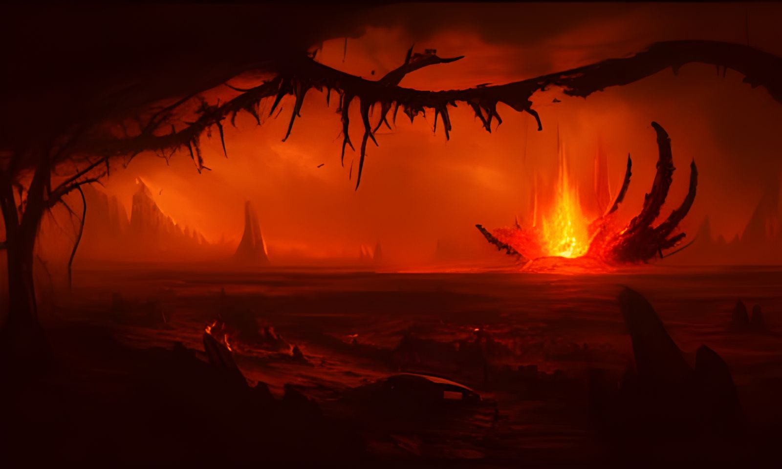 Fiery Post-Apocalyptic World in Unreal Engine 5