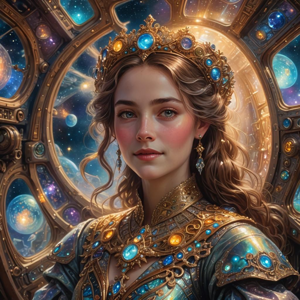 Victorian Woman in Space