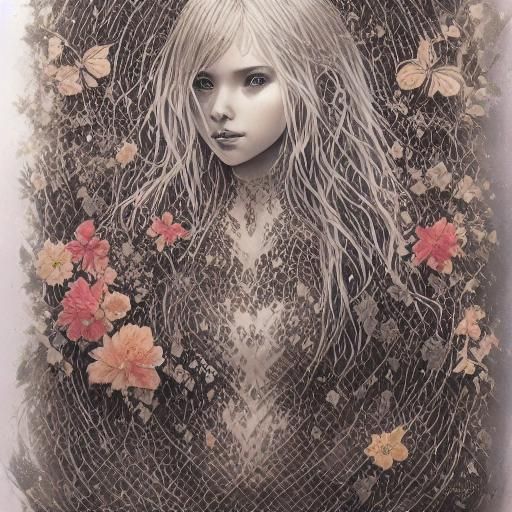 Graphite Fairy Illustration