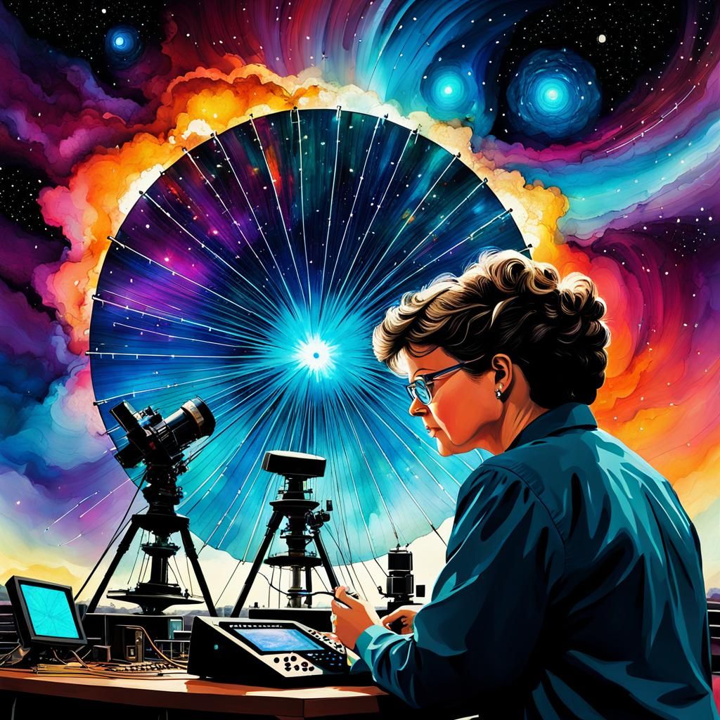 Jocelyn Bell Burnell Discovers Pulsar Star