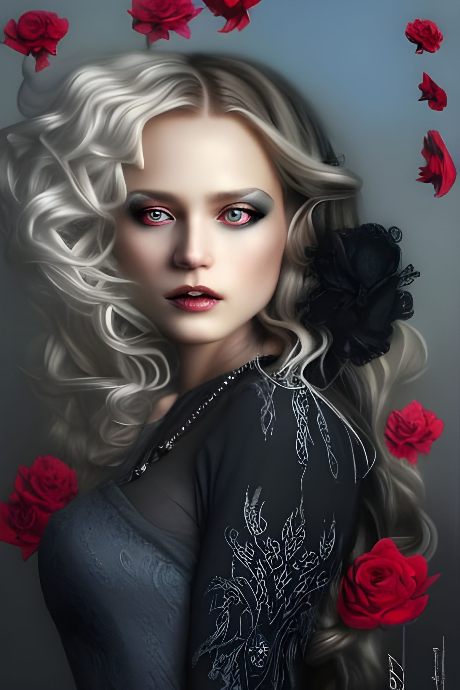Witchy rose rain