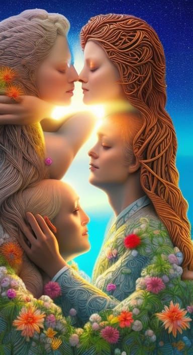 Hugs and Embraces: Depth of Human Connection