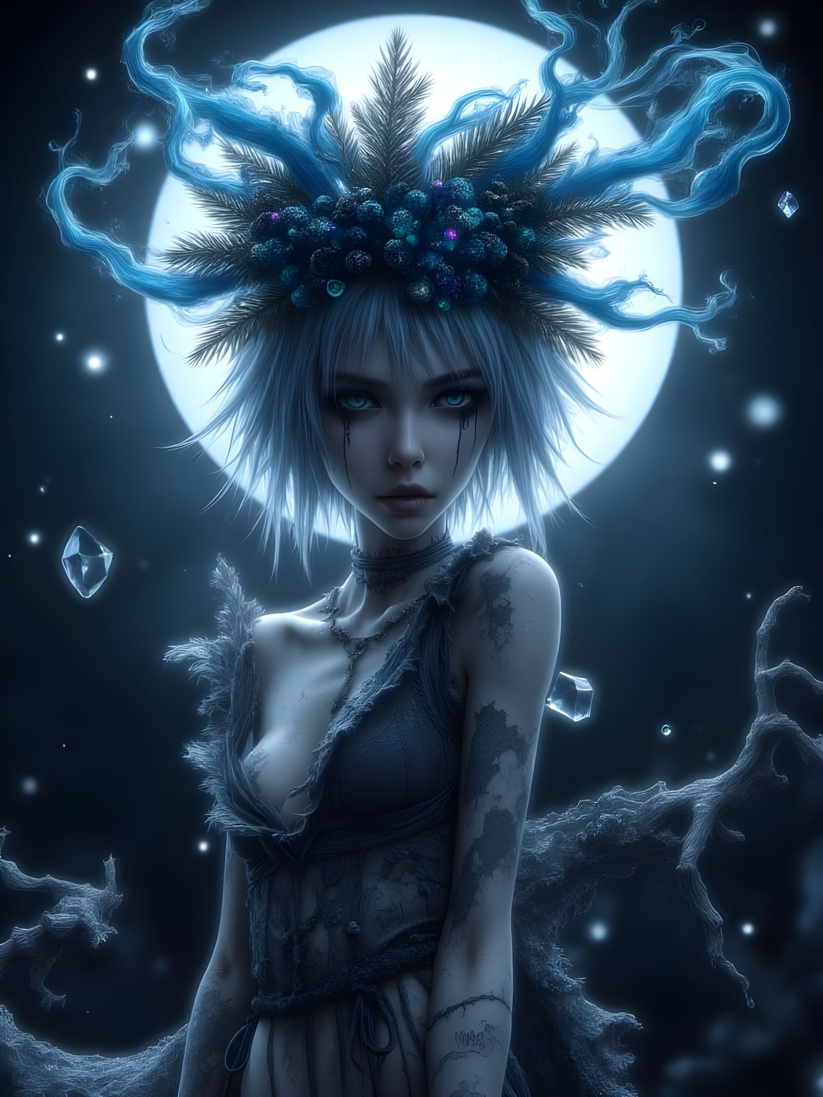 Winter Pixie Blue Belle