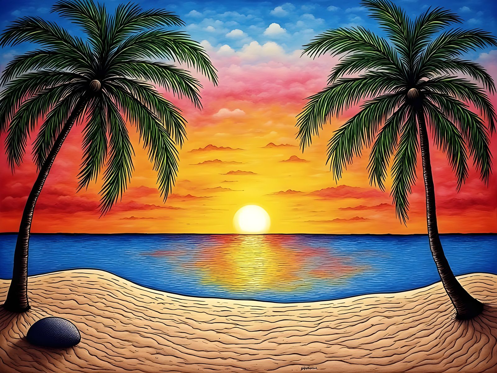 Sunset on Coconut Island