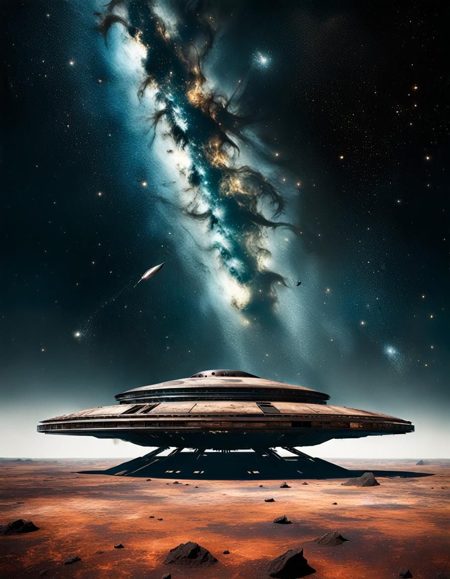 Minimalist Spaceship Design Inspired by Mies van der Rohe