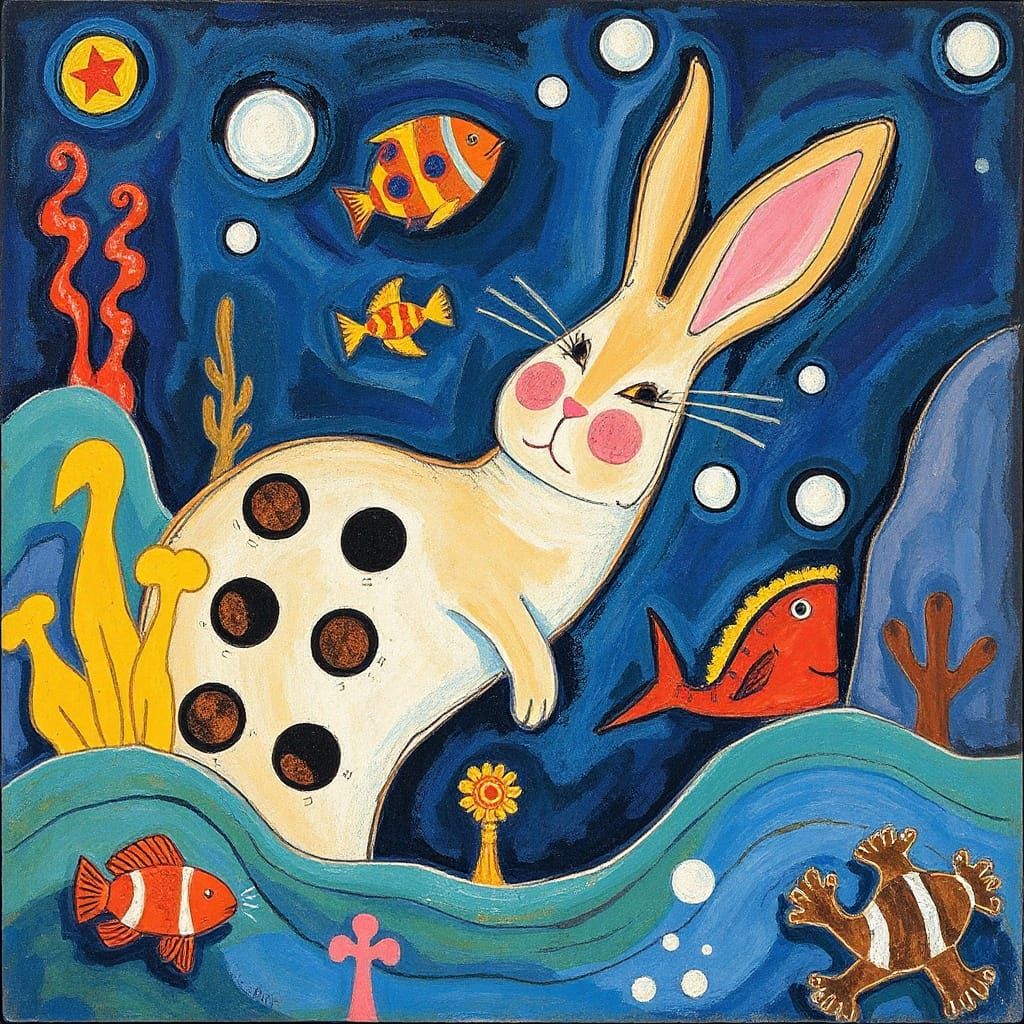 Ocean Rabbit's Life Beneath the Waves