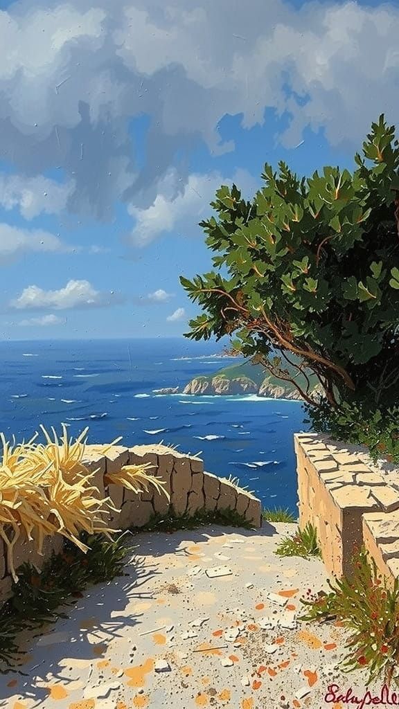 Country Side and Sea