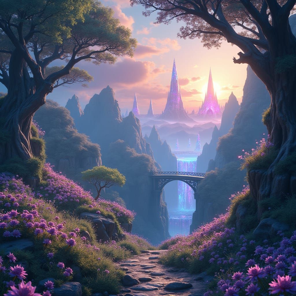 Mystical Realm: Fantasy Concept Art in 8K