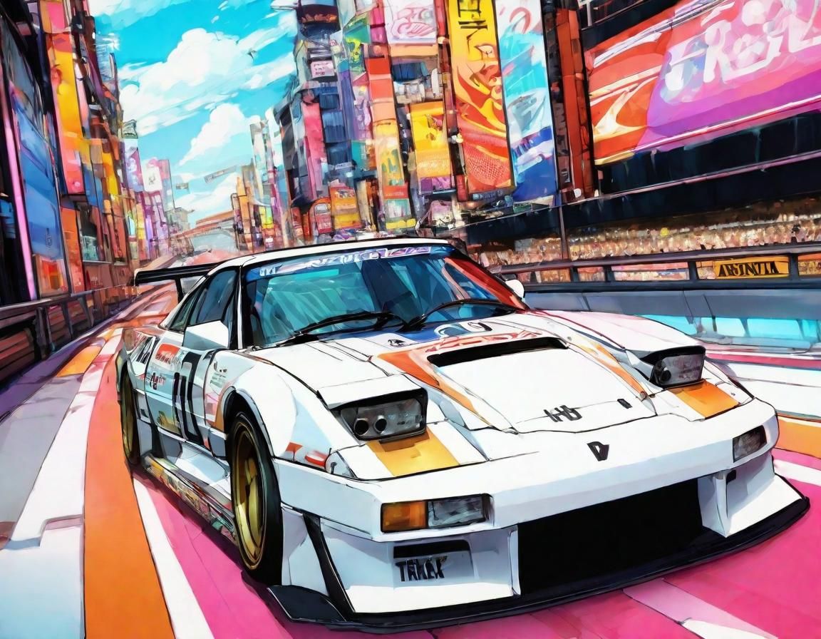 Cyberpunk Aston Martin Vulcan at Track Festival