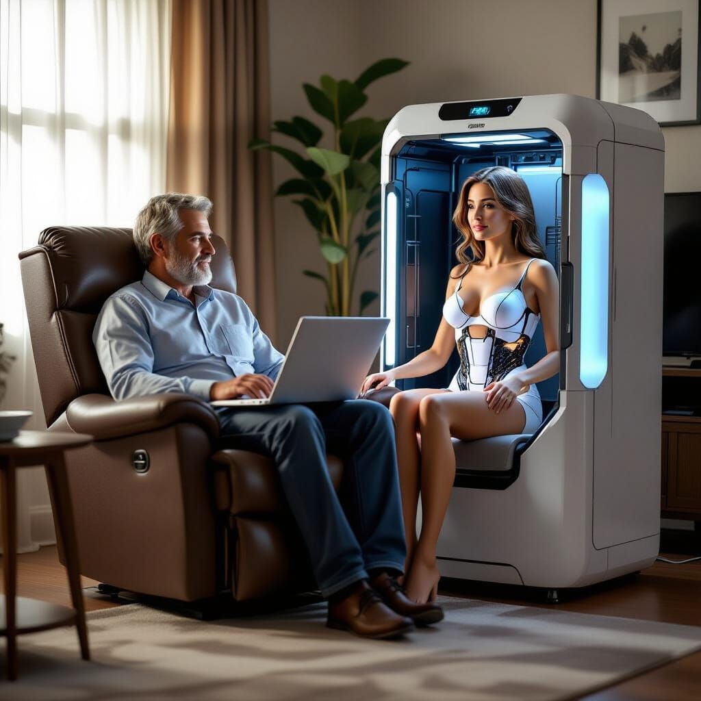 Futuristic Man Recreates Wife With Advanced Tech