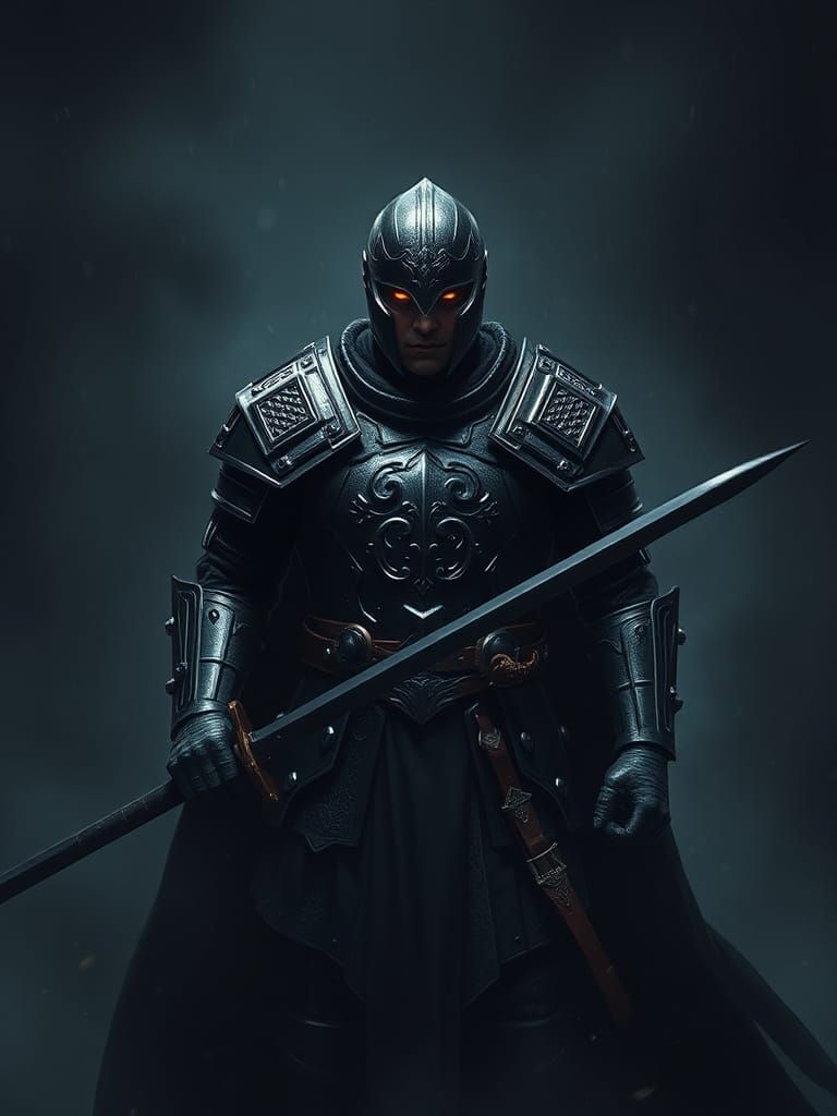 Golden-Eyed Warrior of Darkness Emerges