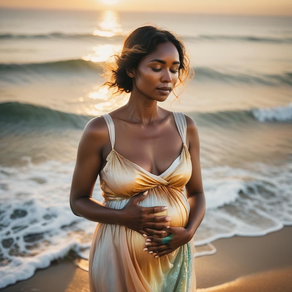 Serenity of the Morning: A Dreamy Portrait in Soft Focus