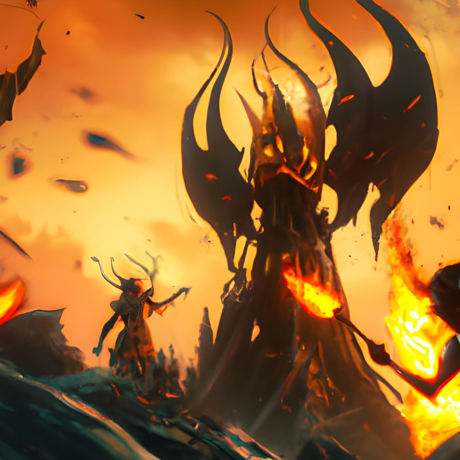 Fantasy Art: Witches, Elves, and Fiery Destruction