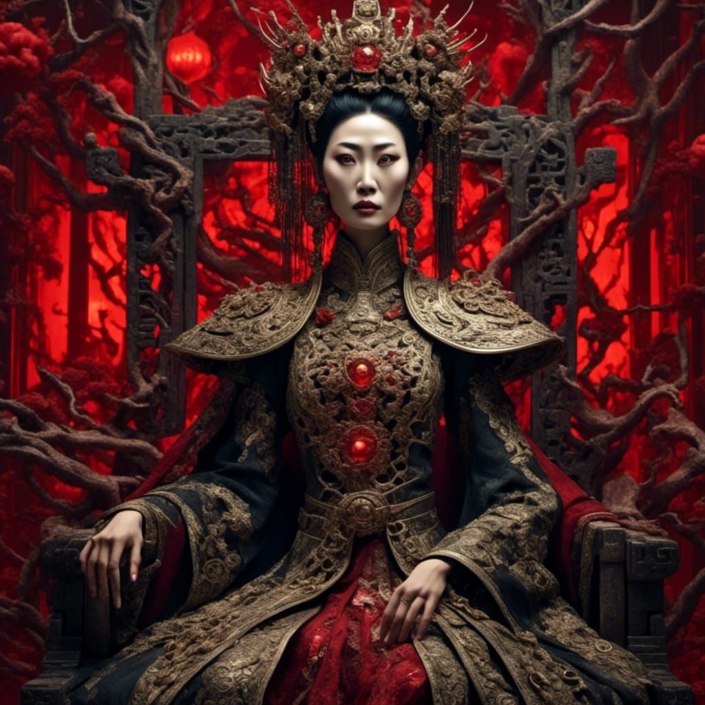 Cyborg Pirate Empress Wu Zetian in Zhou Dynasty