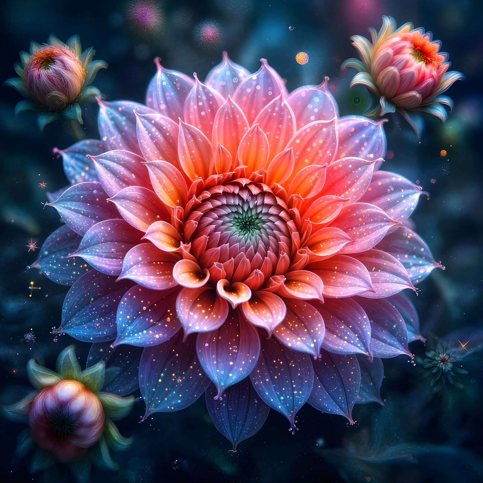 Microbial Symphony Inside a Blooming Flower