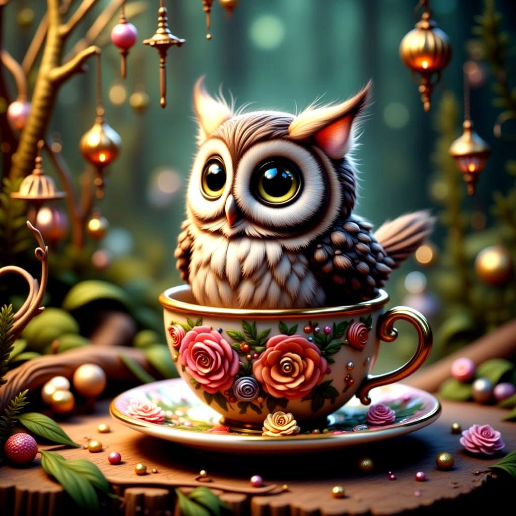 Owls in Teacups
