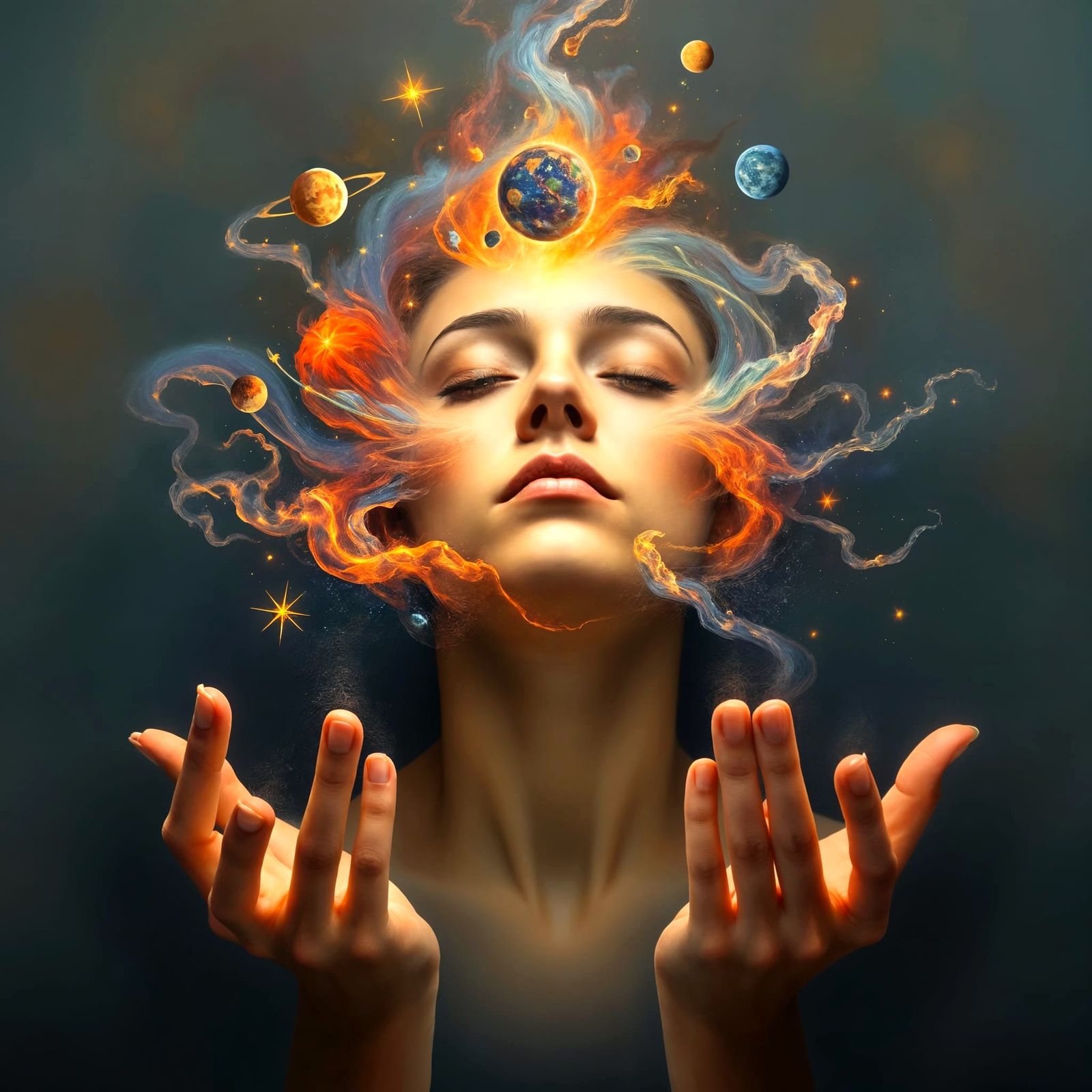 God Creating the Universe in a Dreamlike State