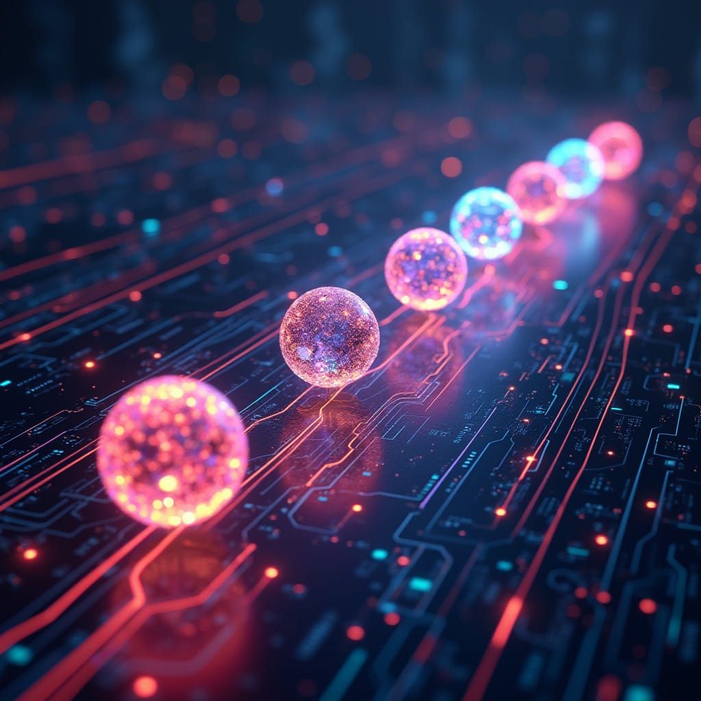 Cyberpunk Roadmap Unfolds in Radiant Neon and Light