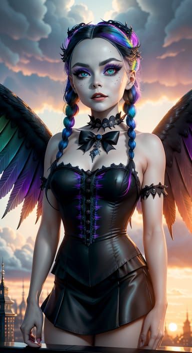 Wednesday Addams Angel