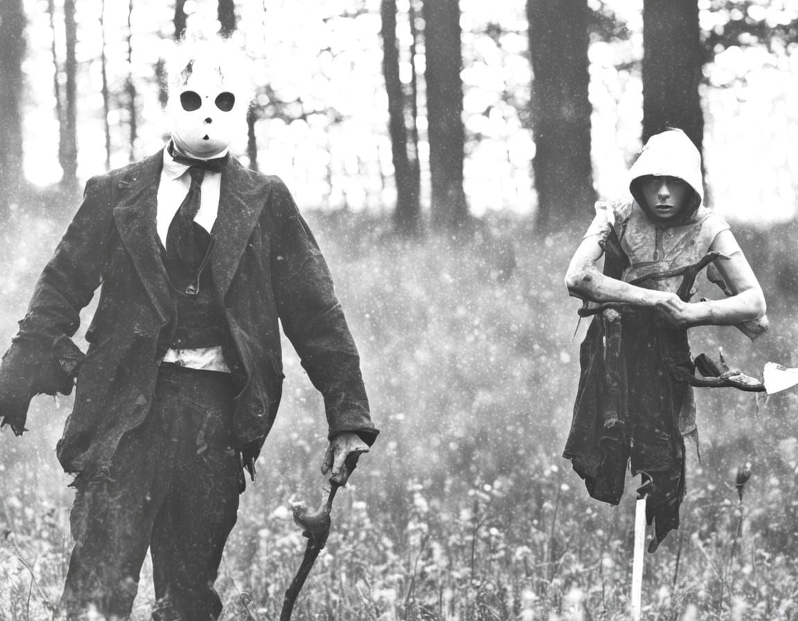 Dark Fantasy Portrait in Chiaroscuro Style