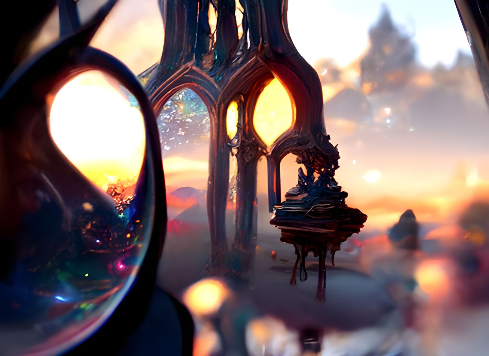 Magical Realm Discovered Through Looking Glass