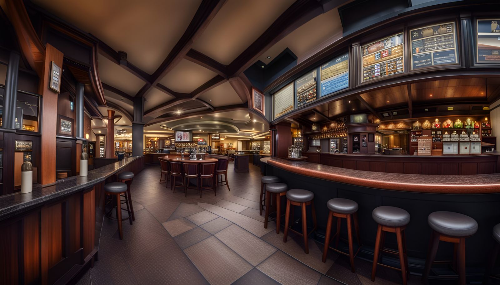 Wetherspoons Pub in Panorama HDR Tilt-Shift