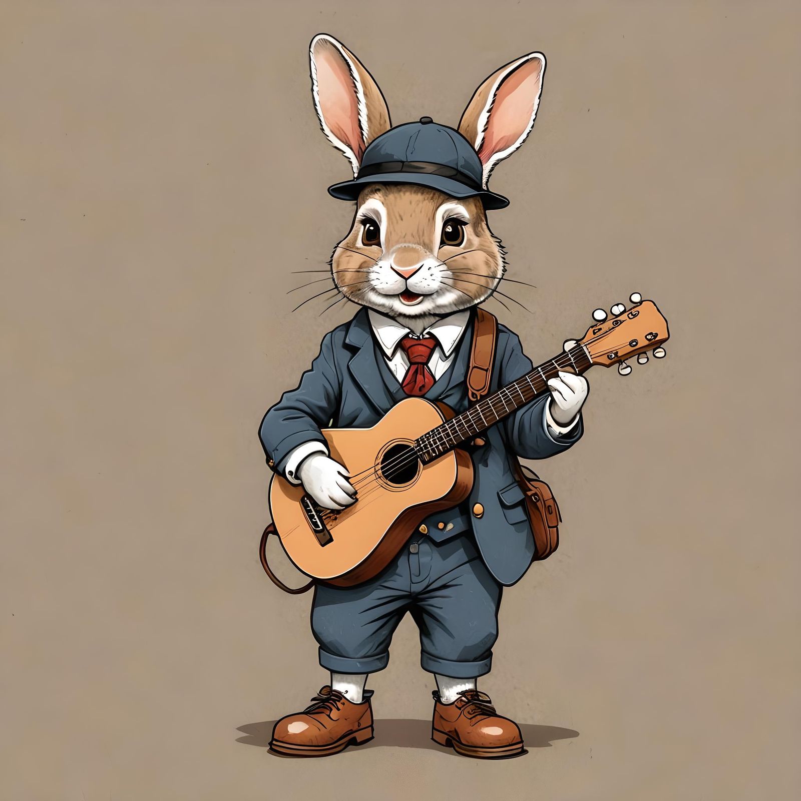 Angus The Rabbit Schoolboy