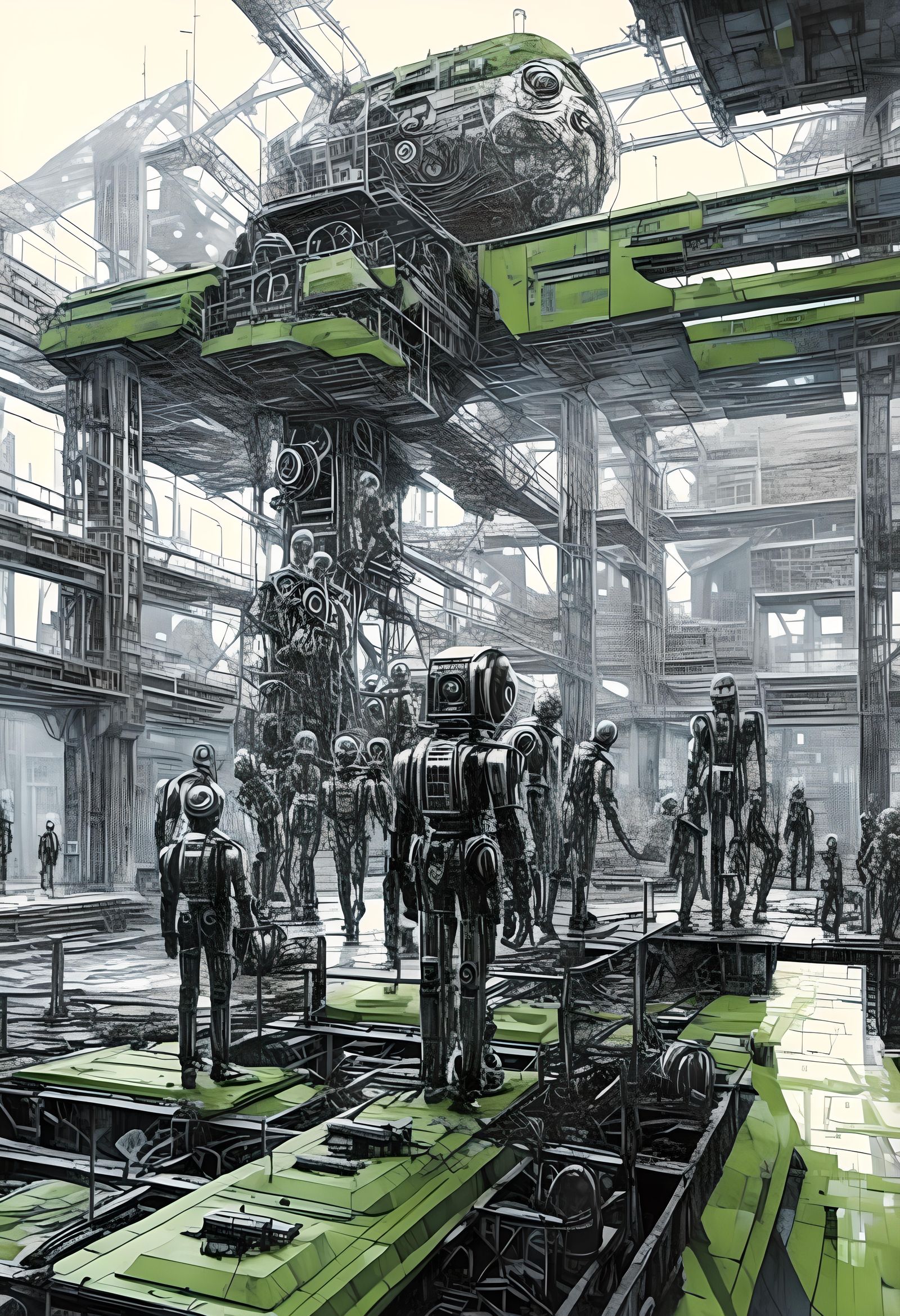 The workforce was a well-oiled machine...