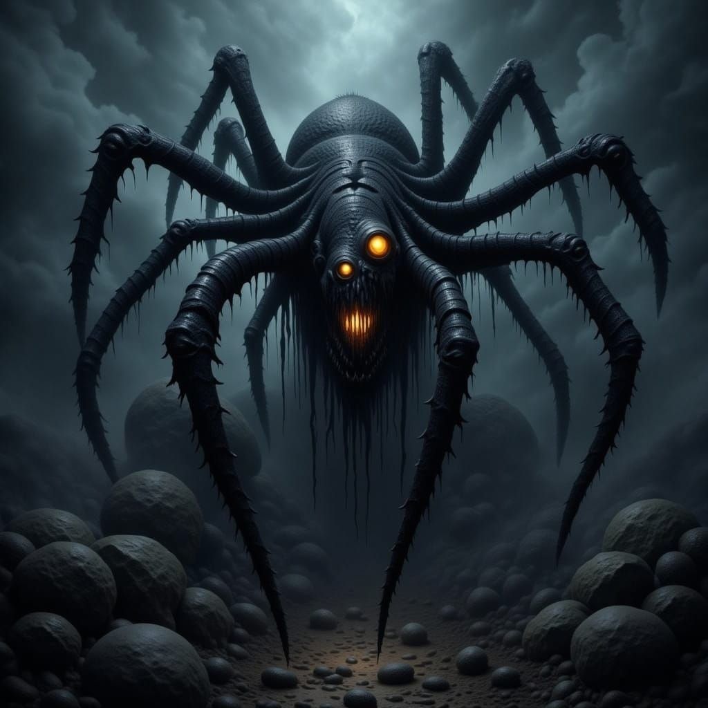 Arachnid Nightmare Creature Reaching Out