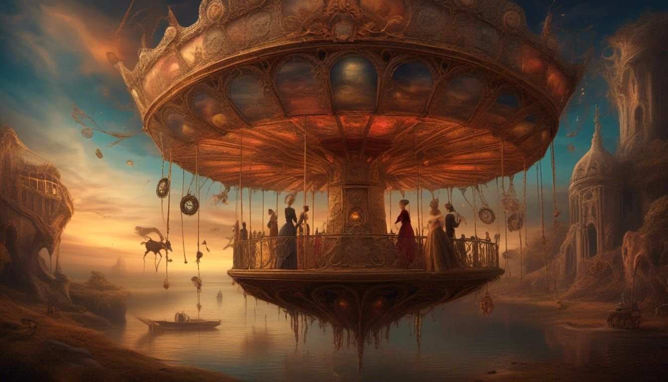 Whimsical Steampunk Caraval on Mystical Island