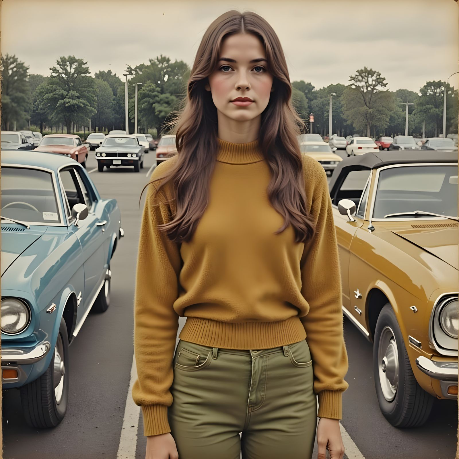 Sultry 1970s Rock Concert Diva