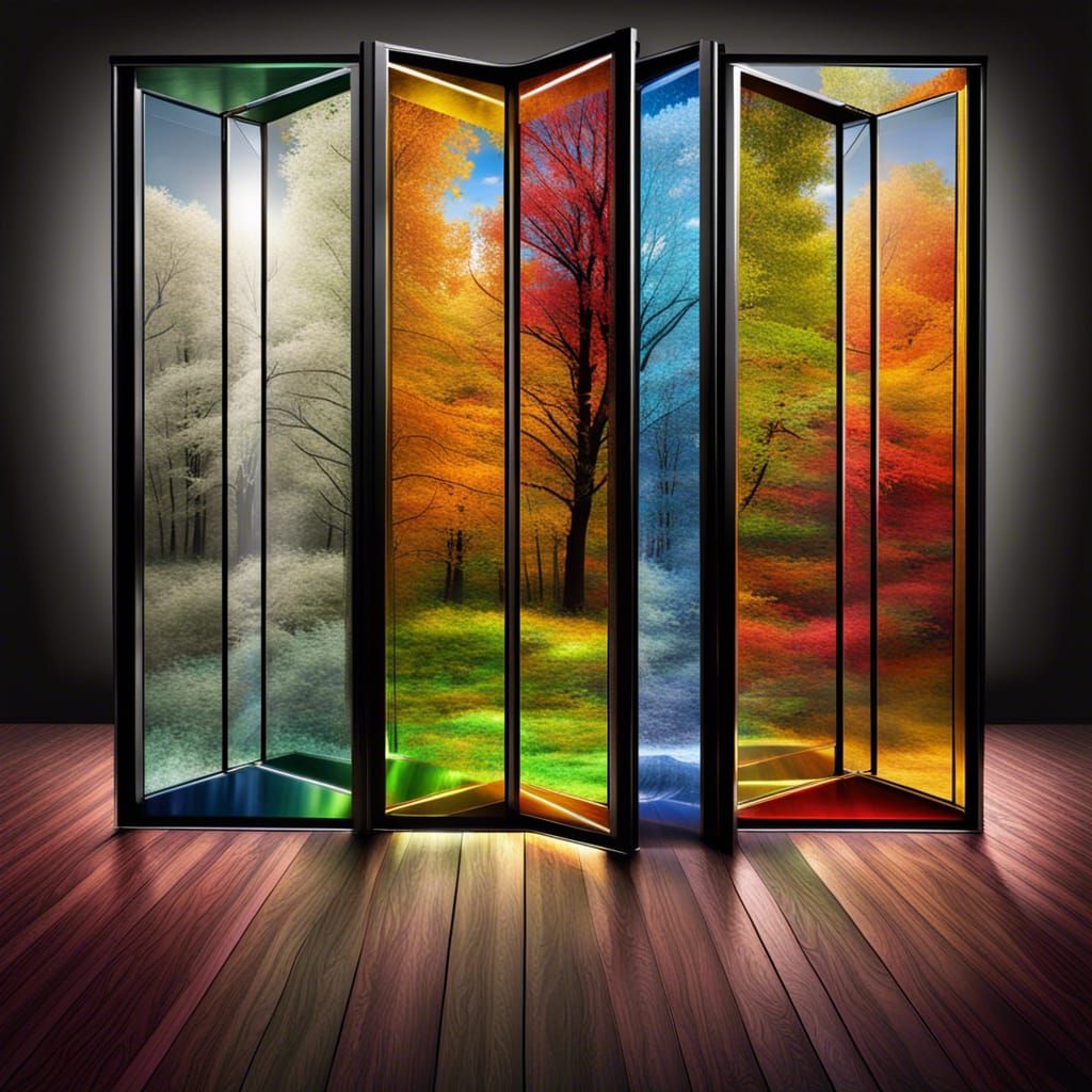 Four Seasons Through Glass: A Photorealistic Vision