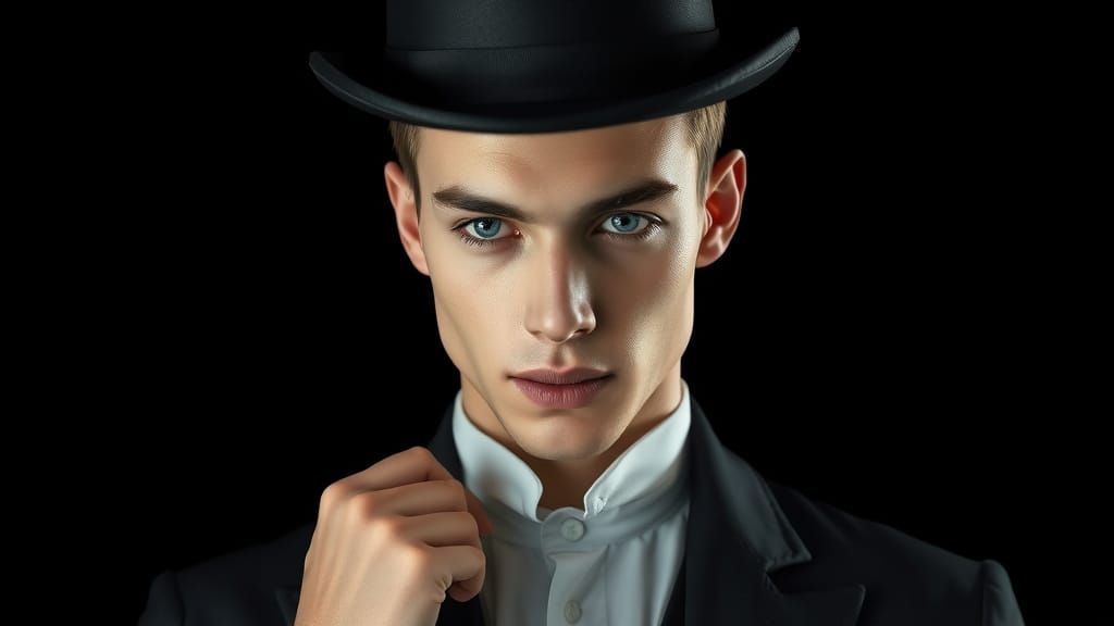 Ethereal Young Emperor in Hyperrealist Digital Art