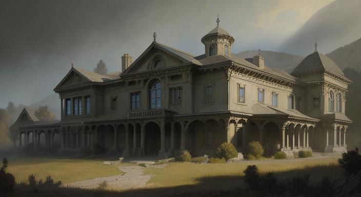 Gothic Victorian Schoolhouse in California Horror