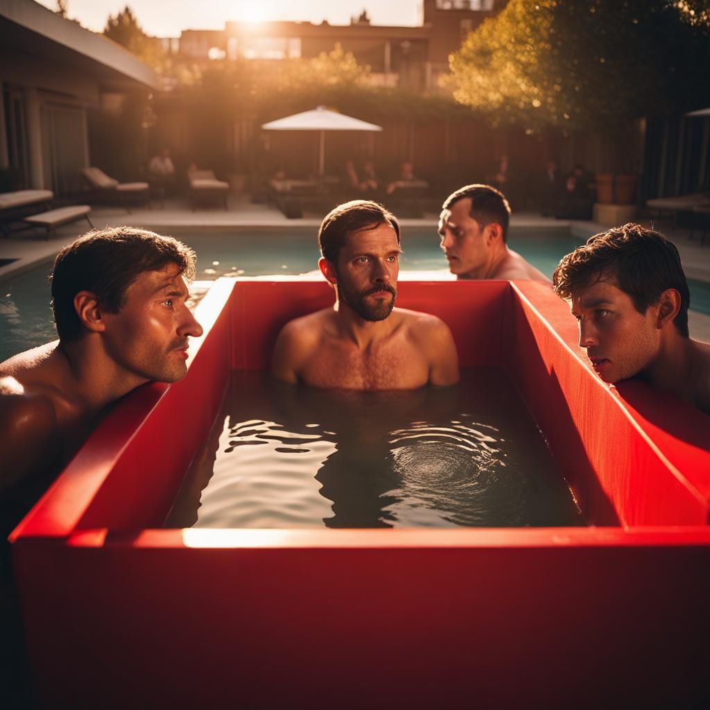 Brothers in Hot Spring: Cinematic Photography