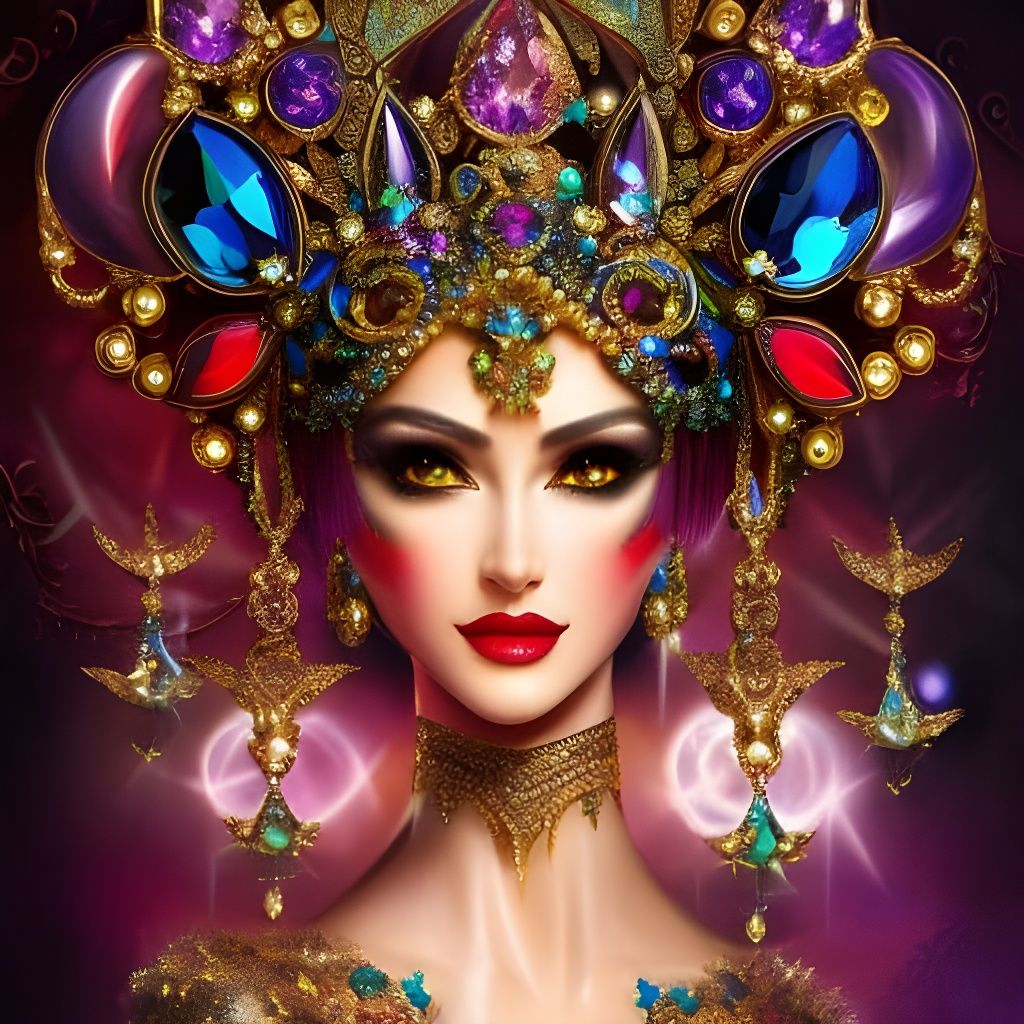 Dark Fantasy Masquerade Ball: Jeweled Butterfly Mask