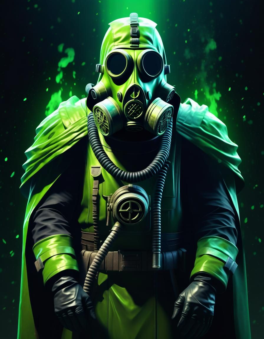 Radioactive Emperor on Nuclear Throne: Digital Matte Paintin...