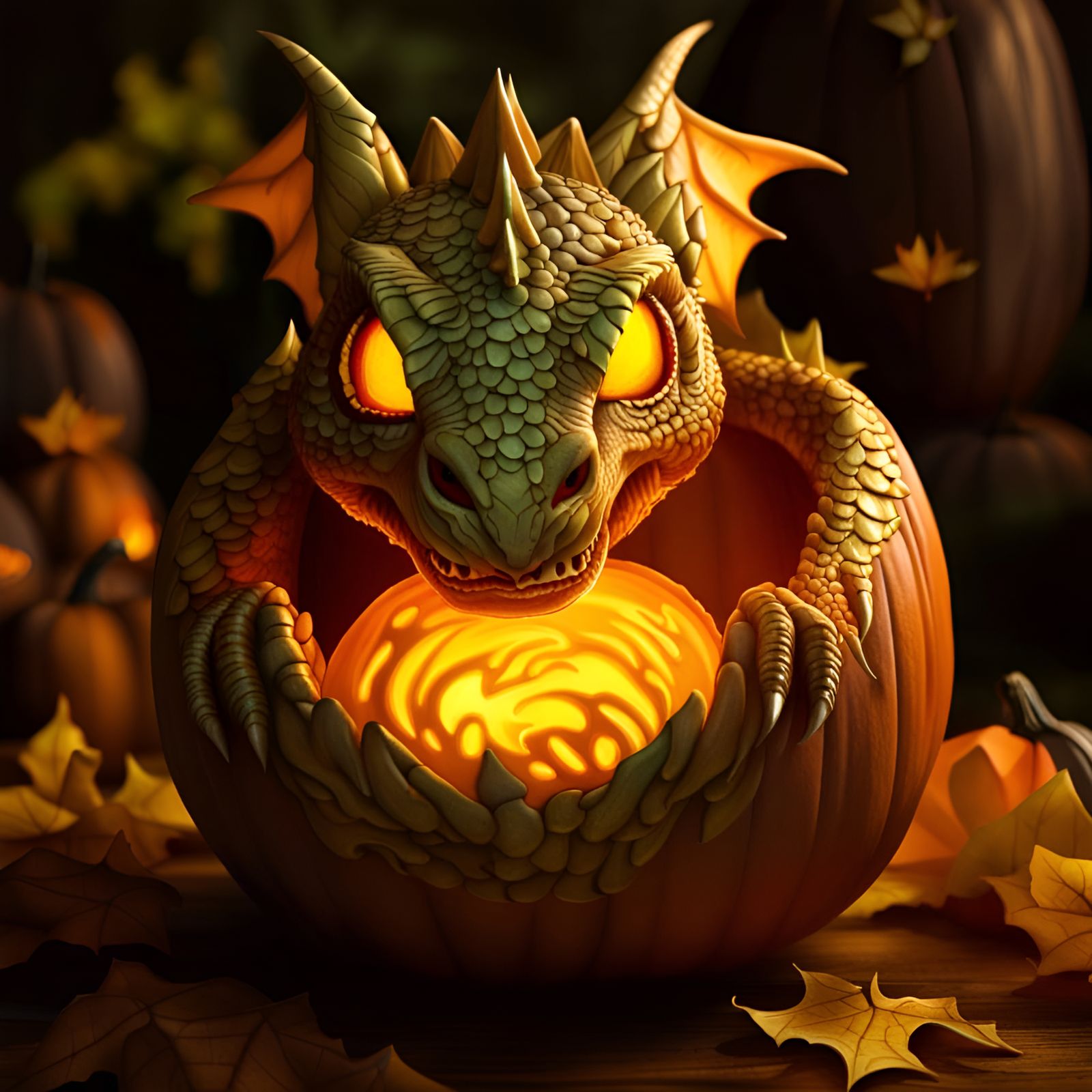 Dragon Pumpkin