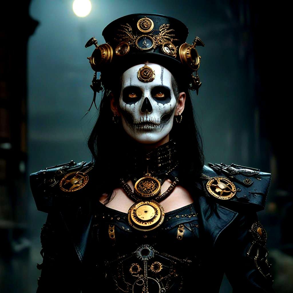 Steampunk Gothic Cenobite: A Dark Masterpiece