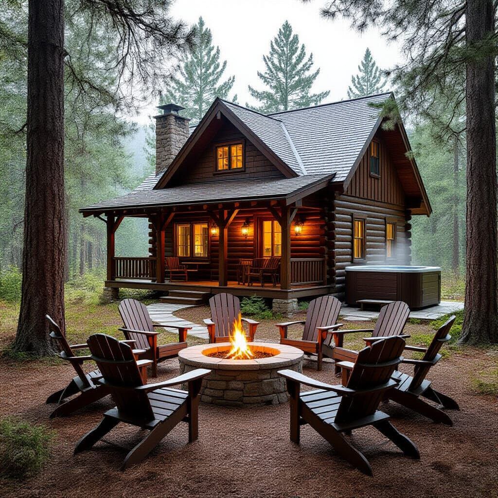 Rustic Log Cabin in Pine Grove with Hot Tub