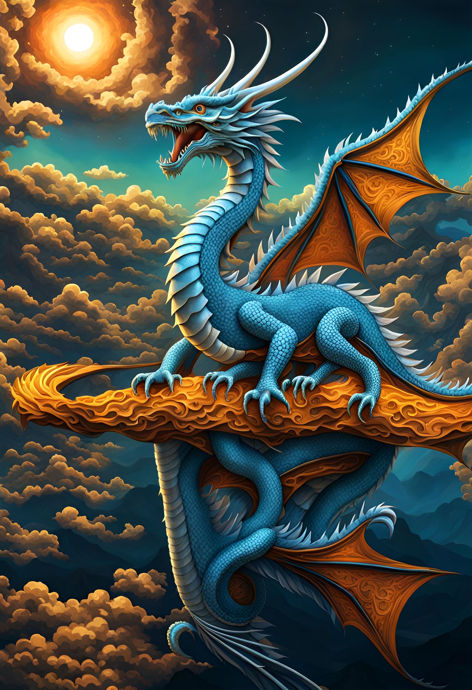 Optical Illusion Dragon