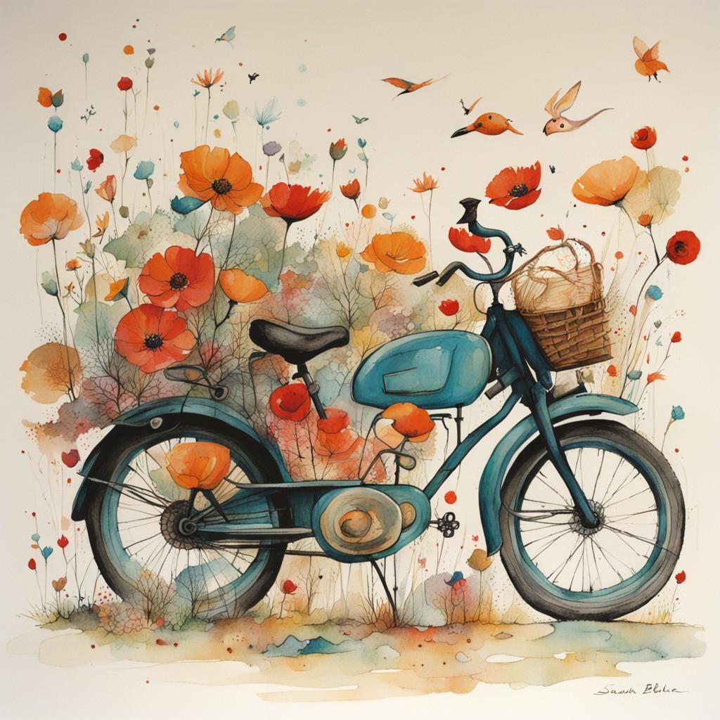 Charming Illustration in Children's Book Style