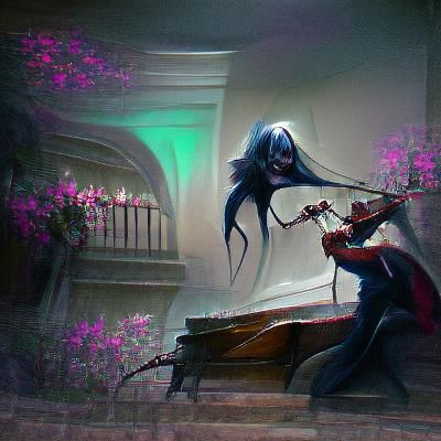 Sinister Figure in Digital Painting Style