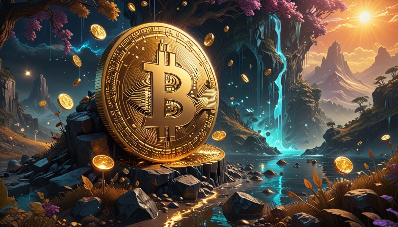 Surreal Digital Art: Crypto, NFTs, and Glowing Streams