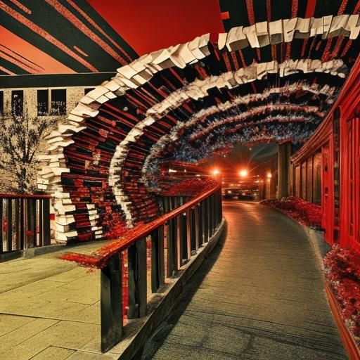 Vivid Sunset Seascape in a Photorealistic Style