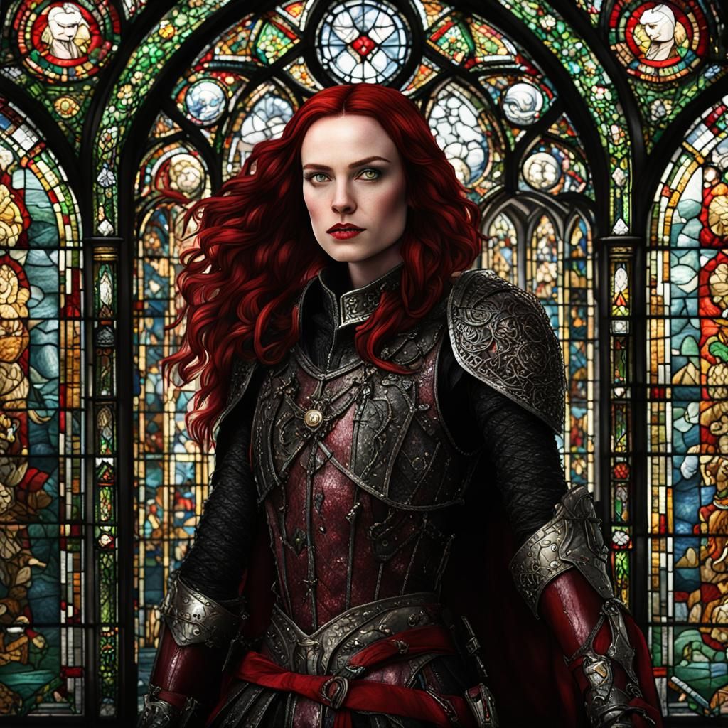 Morgana Pendragon, Stained Glass Cathedral