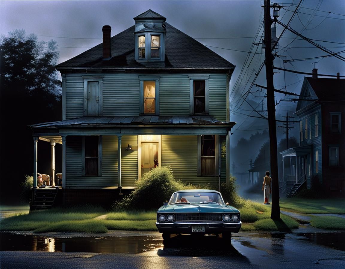 New Orleans House in Gregory Crewdson Style