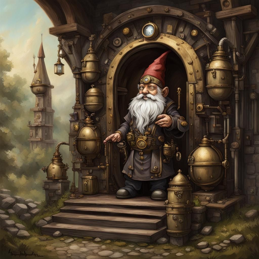 Gnome Priest at Steampunk Temple